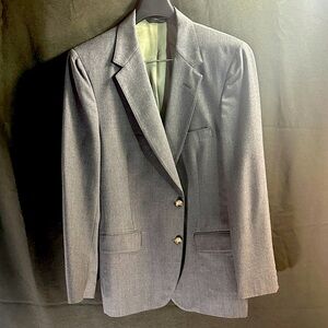 Bachrach Charcoal 100% Wool Blazer.